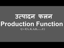 उत्पादन फलन की विशेषताएं